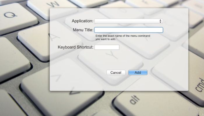 Custom Keyboard Shortcut